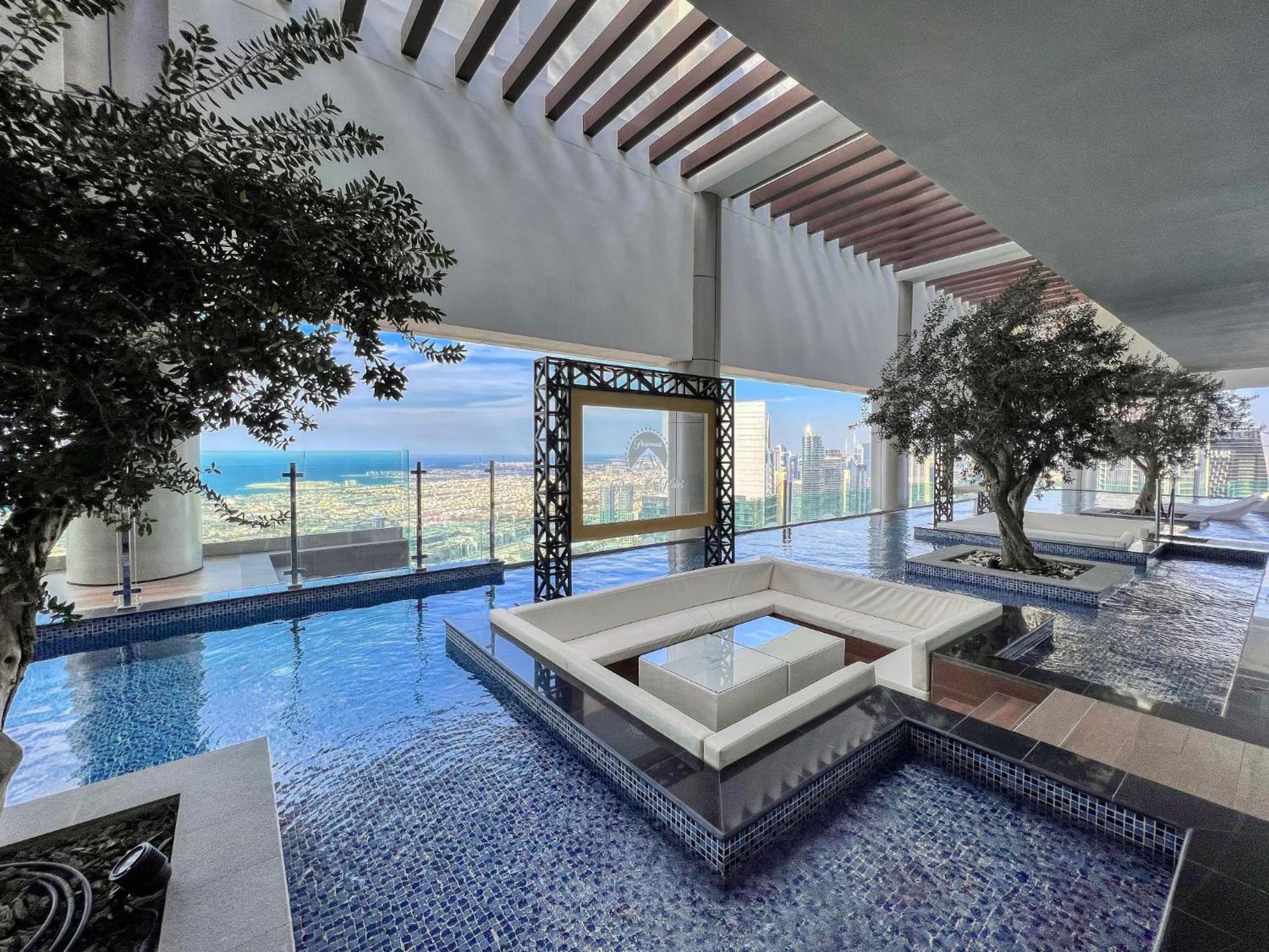 Highest Infinity Pool In Downtown Dubai Apartman Kültér fotó