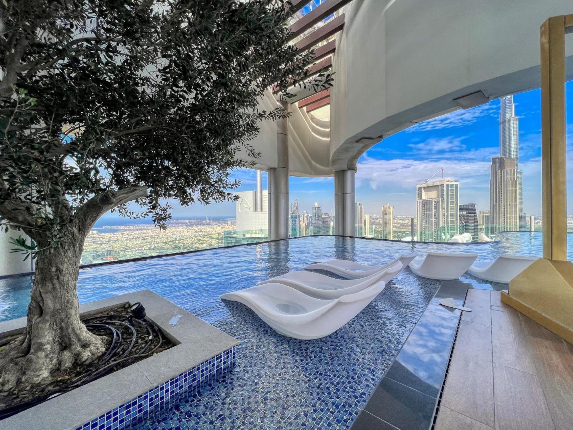Highest Infinity Pool In Downtown Dubai Apartman Kültér fotó